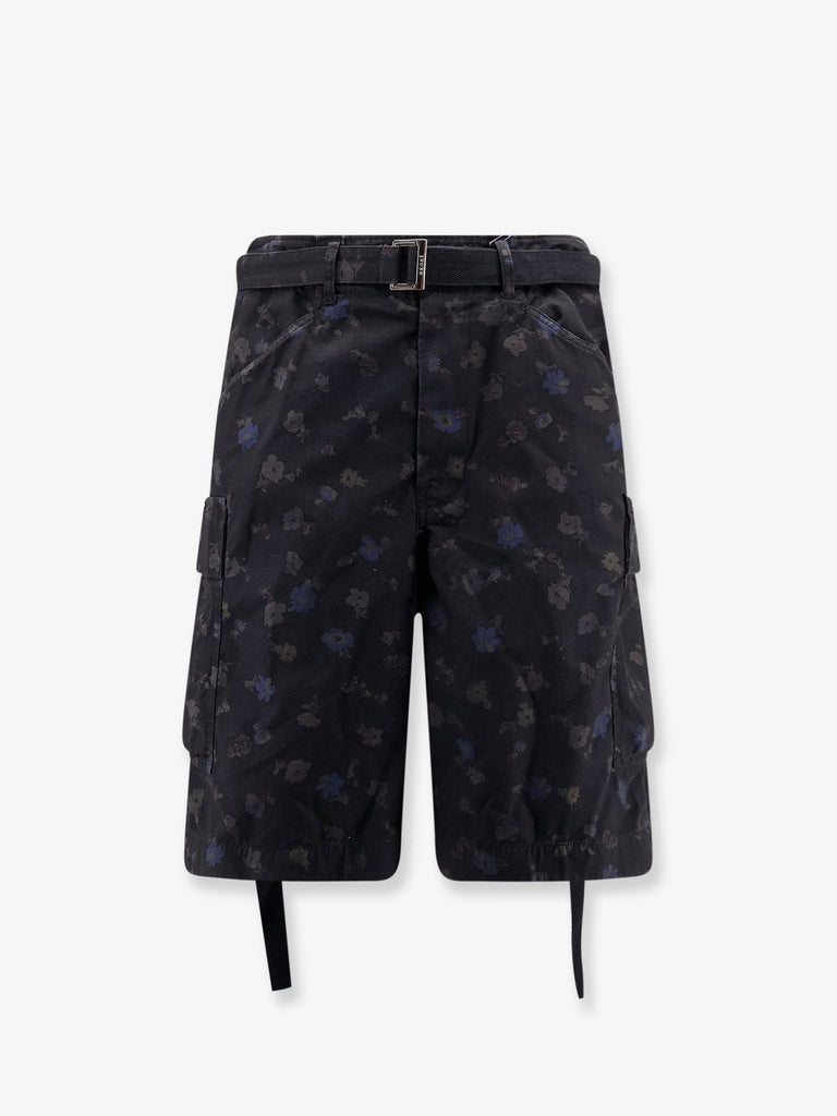 Printed cotton shorts