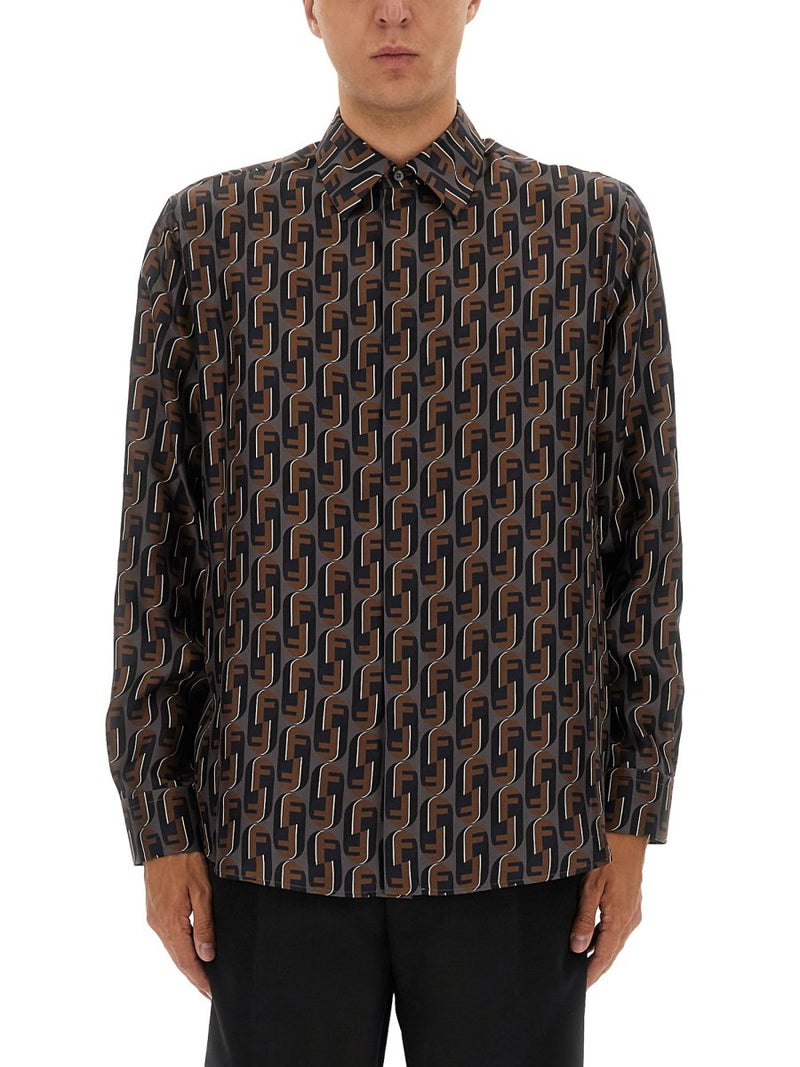 PRINTED SILK SHIRT