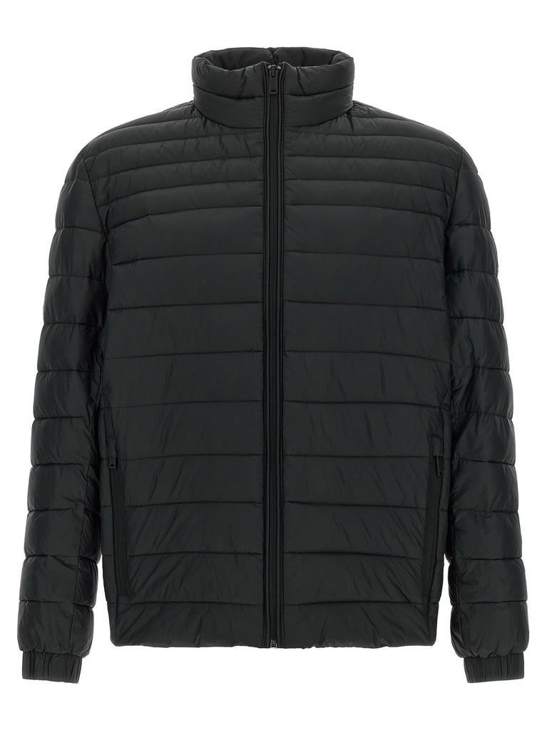 Quilted down jacket
