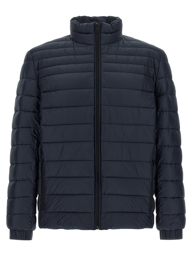 Quilted down jacket
