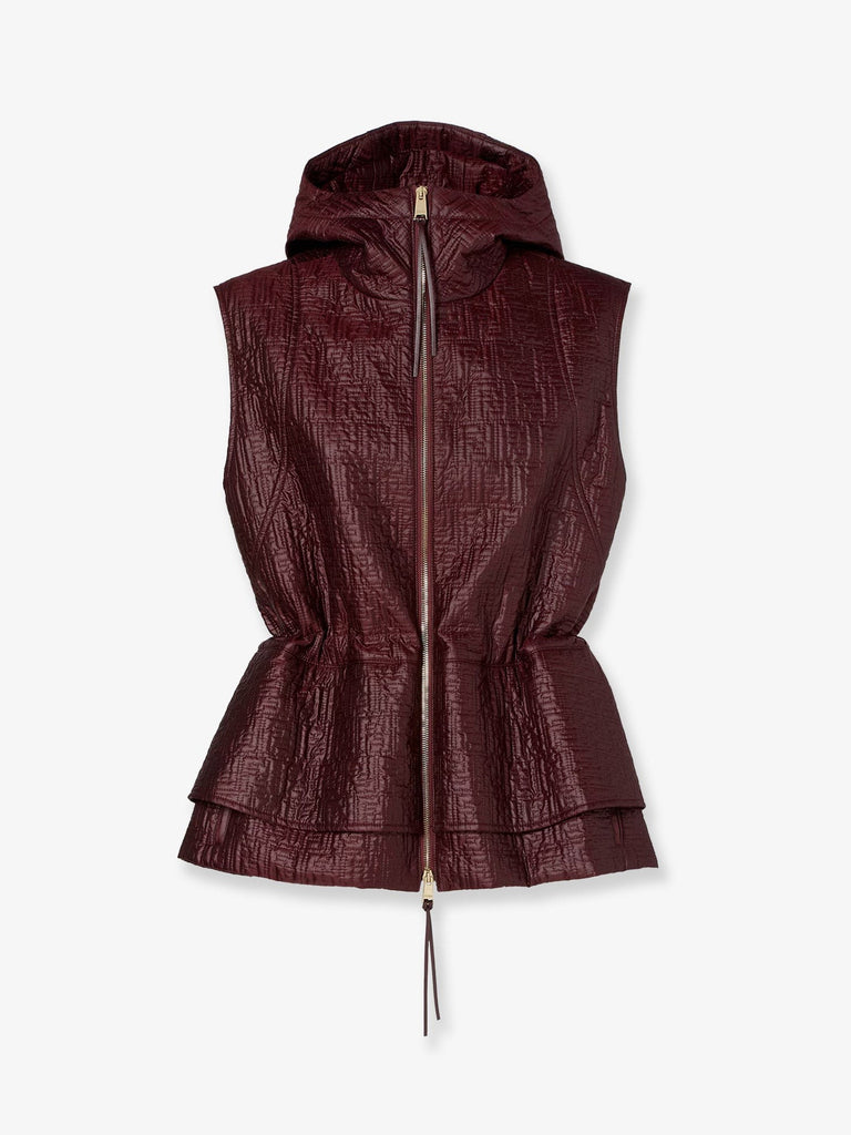 Quilted nylon vest