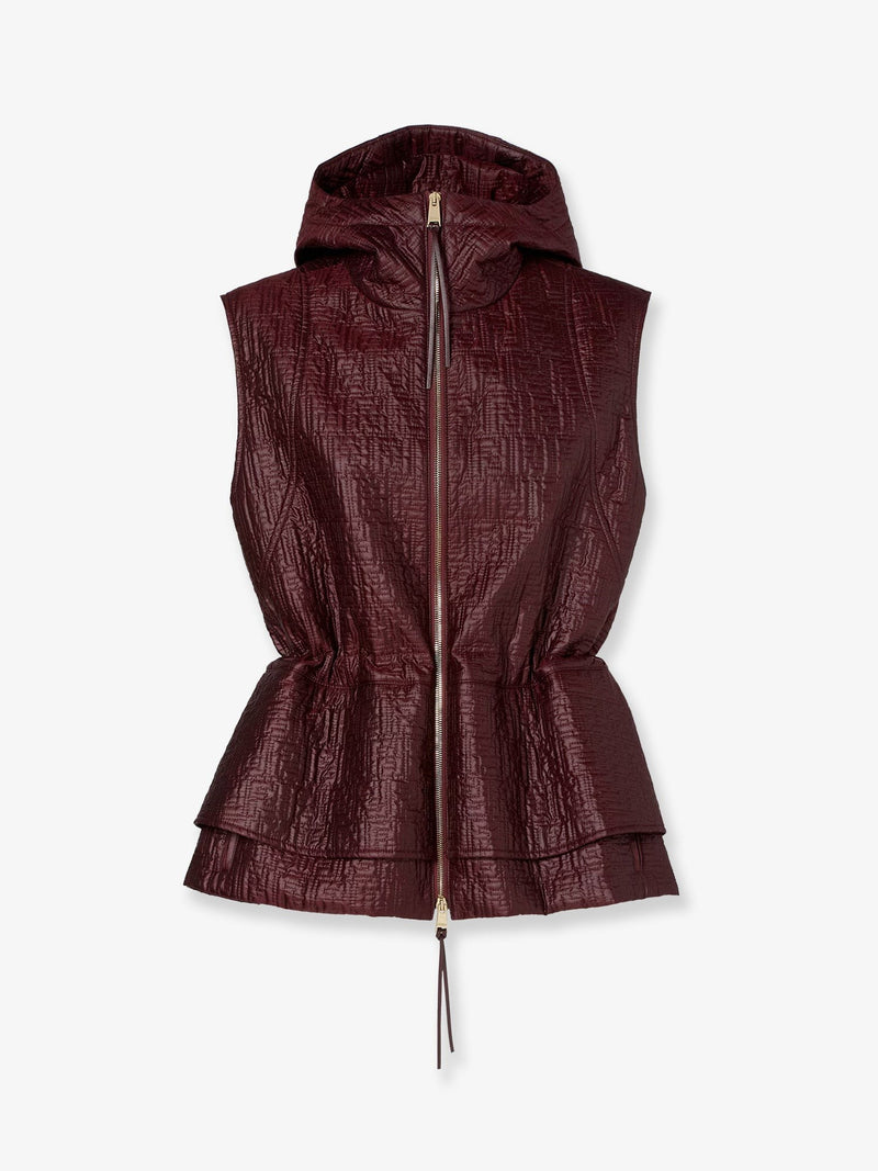 Quilted nylon vest