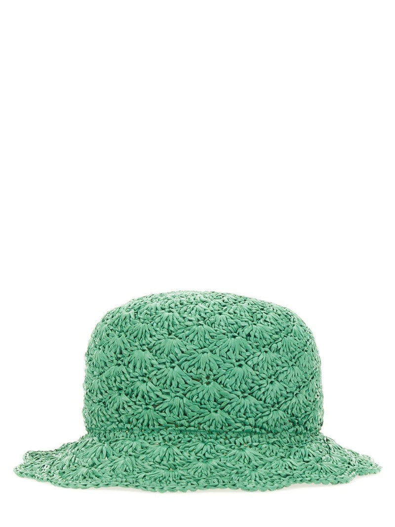 RAFFIA BUCKET HAT