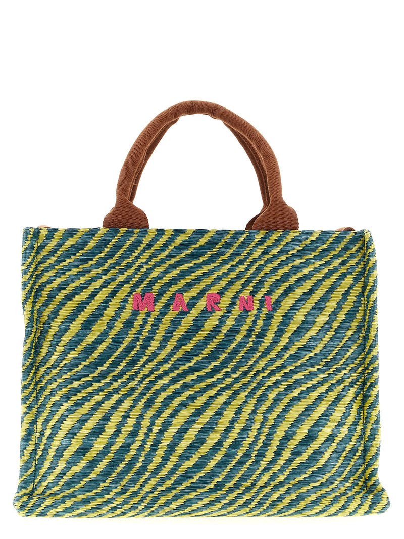 Raffia handbag