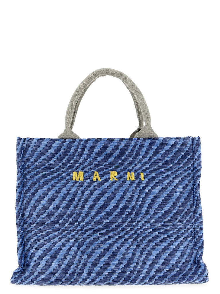 Raffia handbag