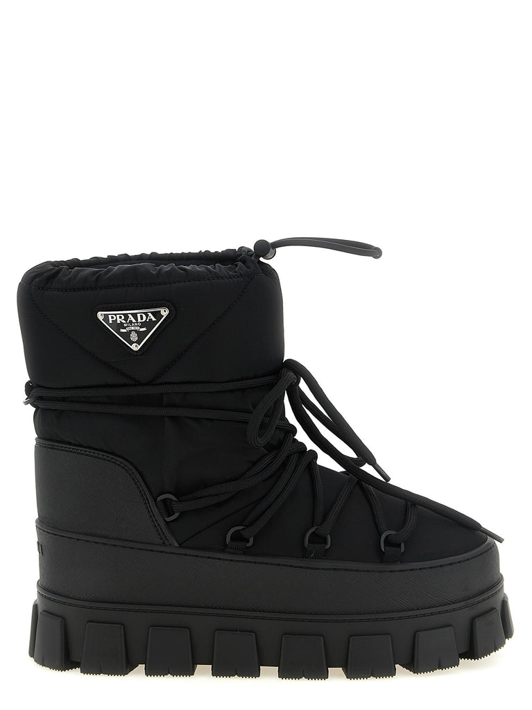 Re-Nylon ankle boots