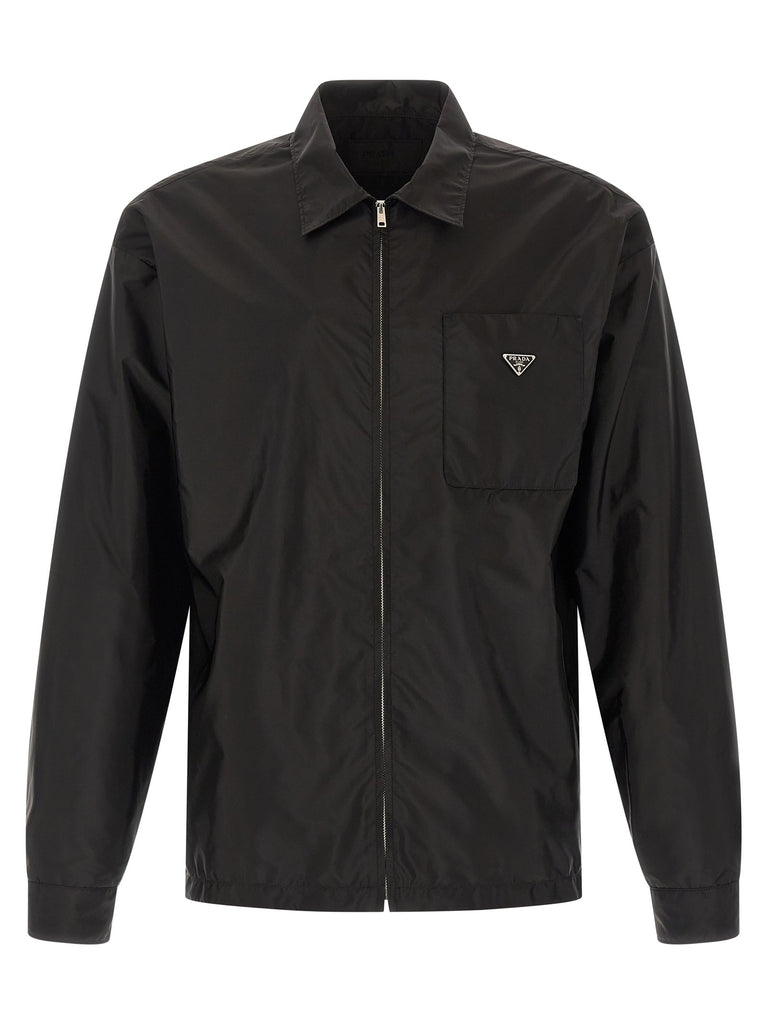 Re-nylon feather shirt