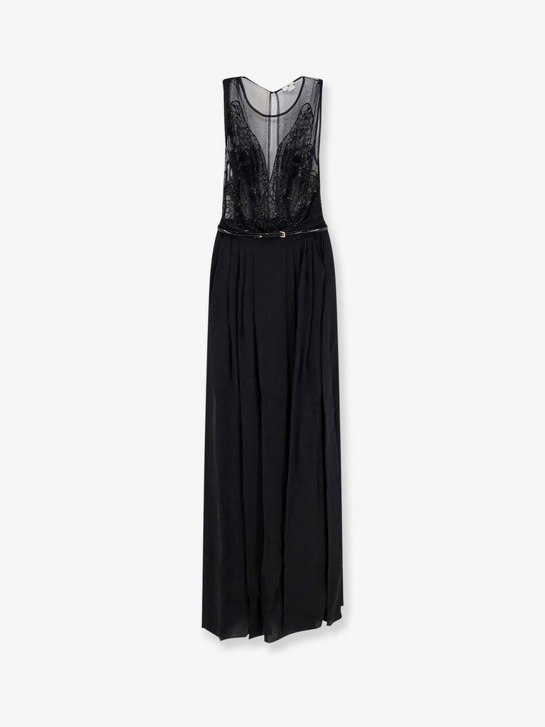 Red Carpet long dress with belt
