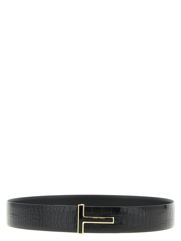 Reversible crocodile belt