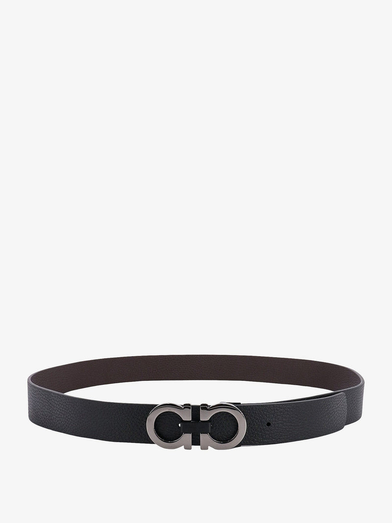 Reversible leather belt