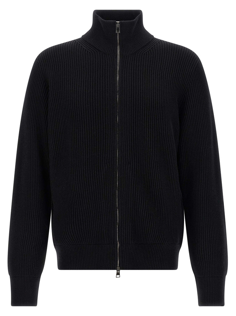Ribbed cardigan