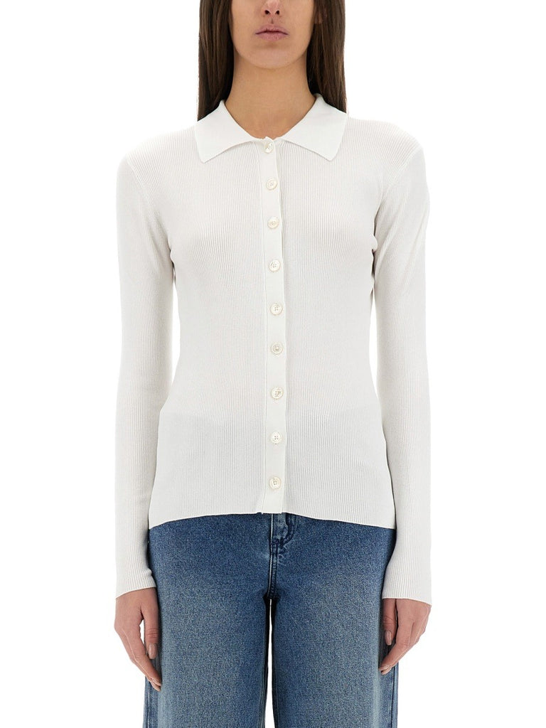 RIBBED CARDIGAN