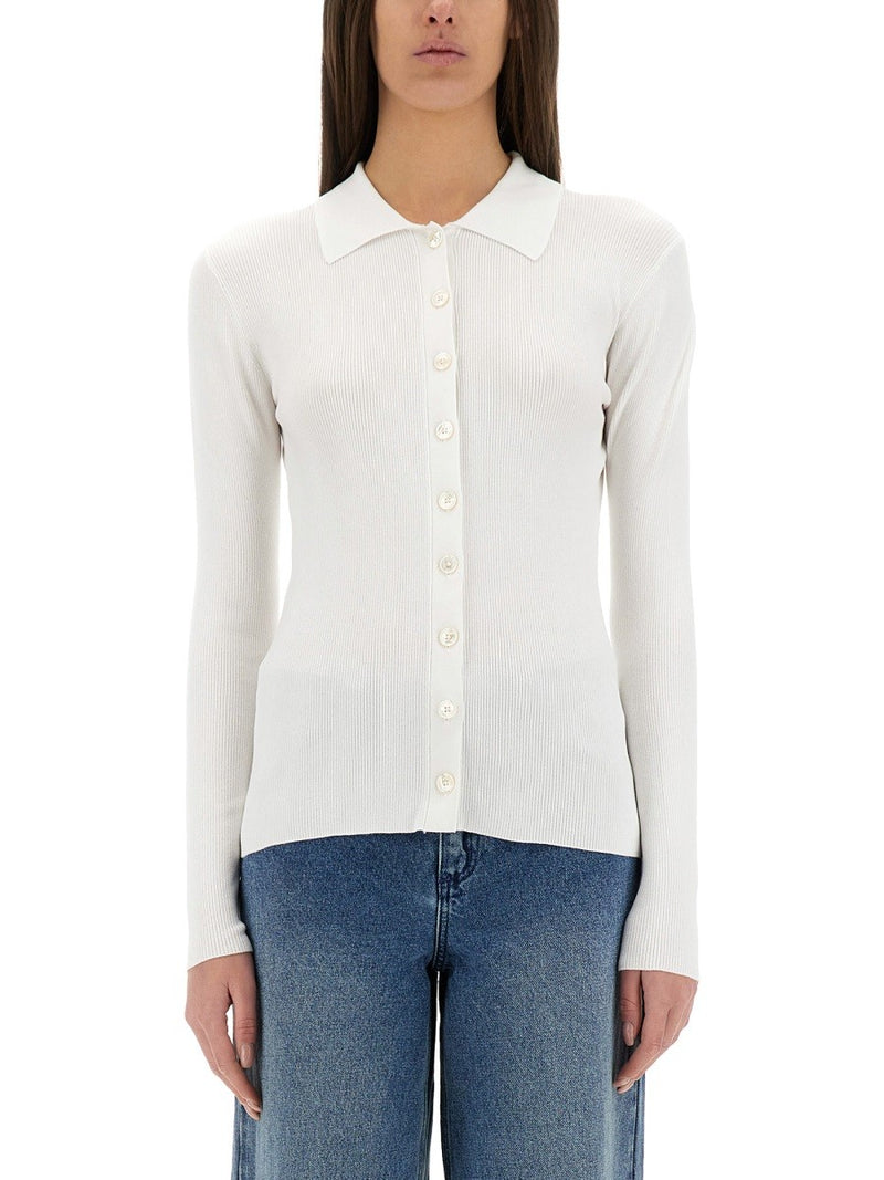RIBBED CARDIGAN