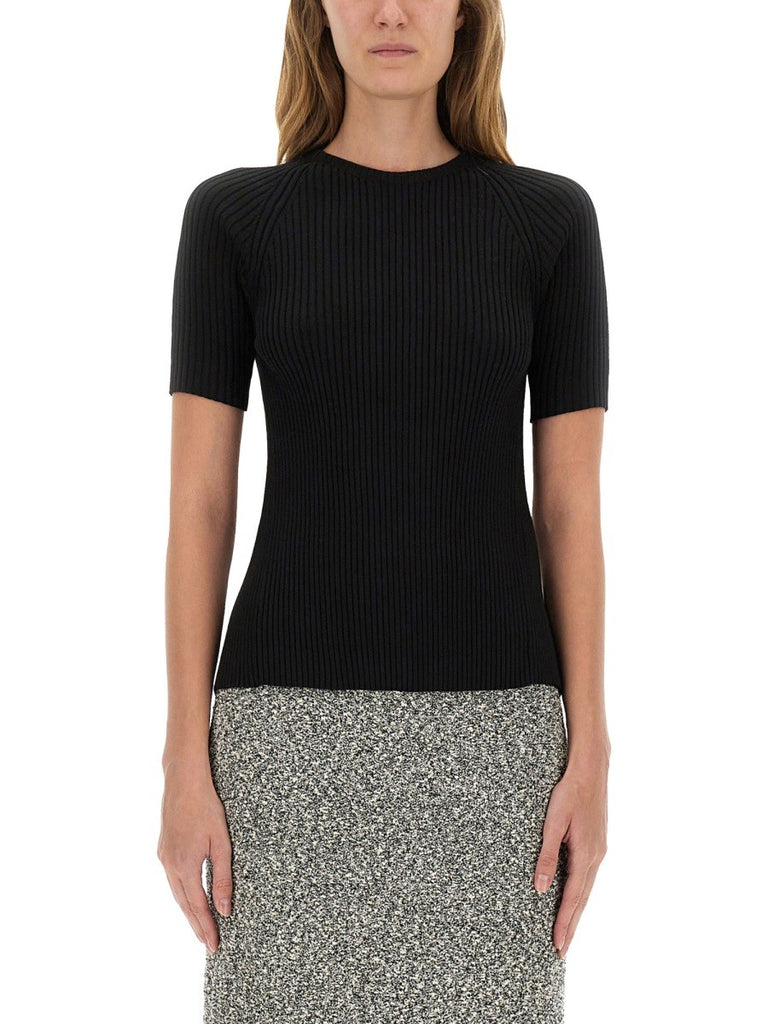 RIBBED COTTON PULLOVER