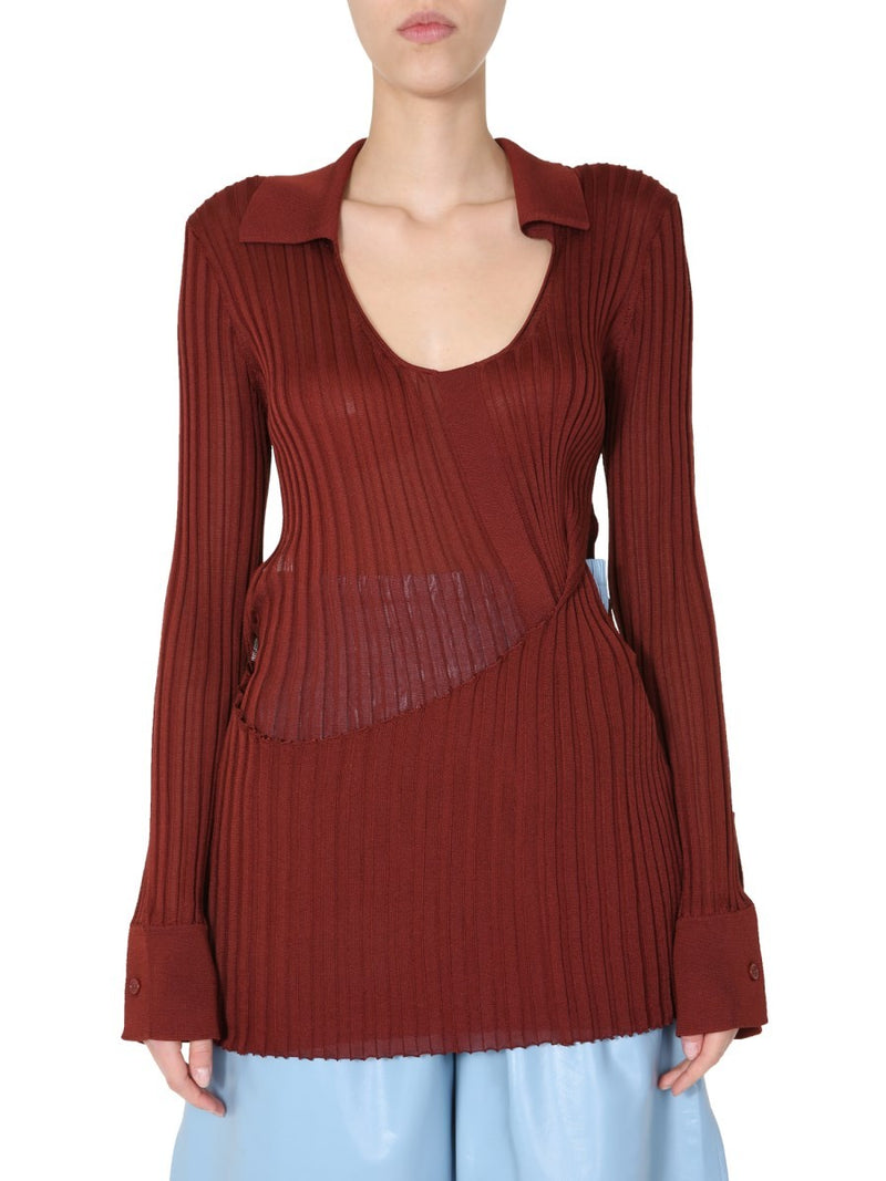 RIBBED SWEATER