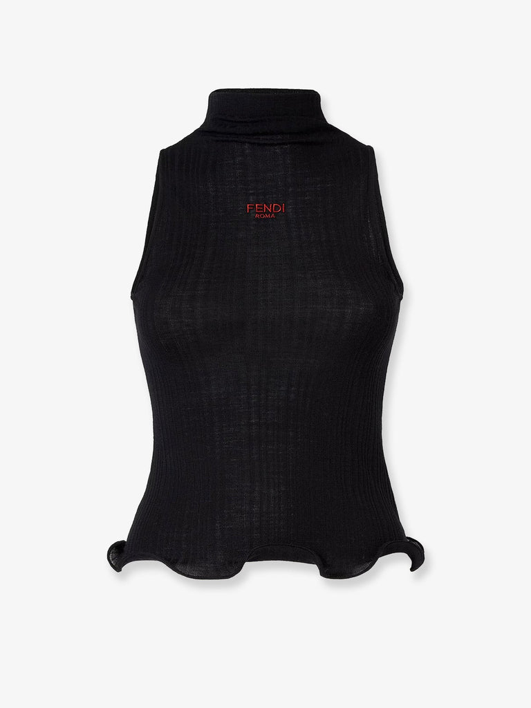 Ribbed virgin wool top