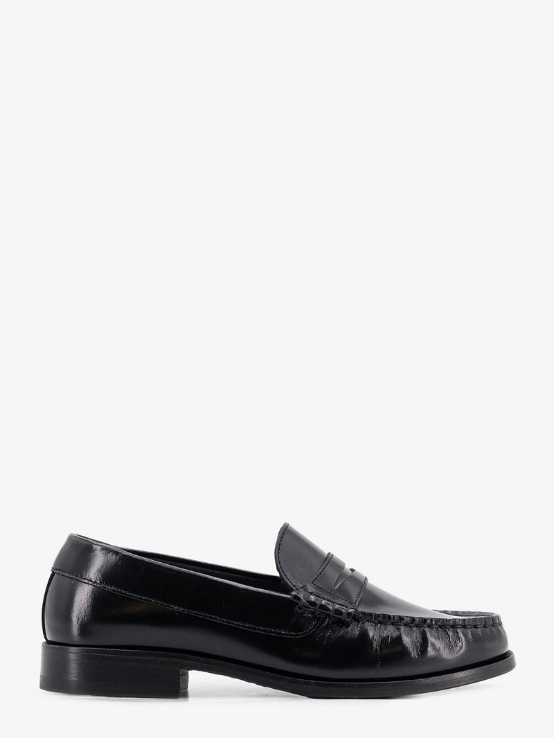 Rivet leather loafers