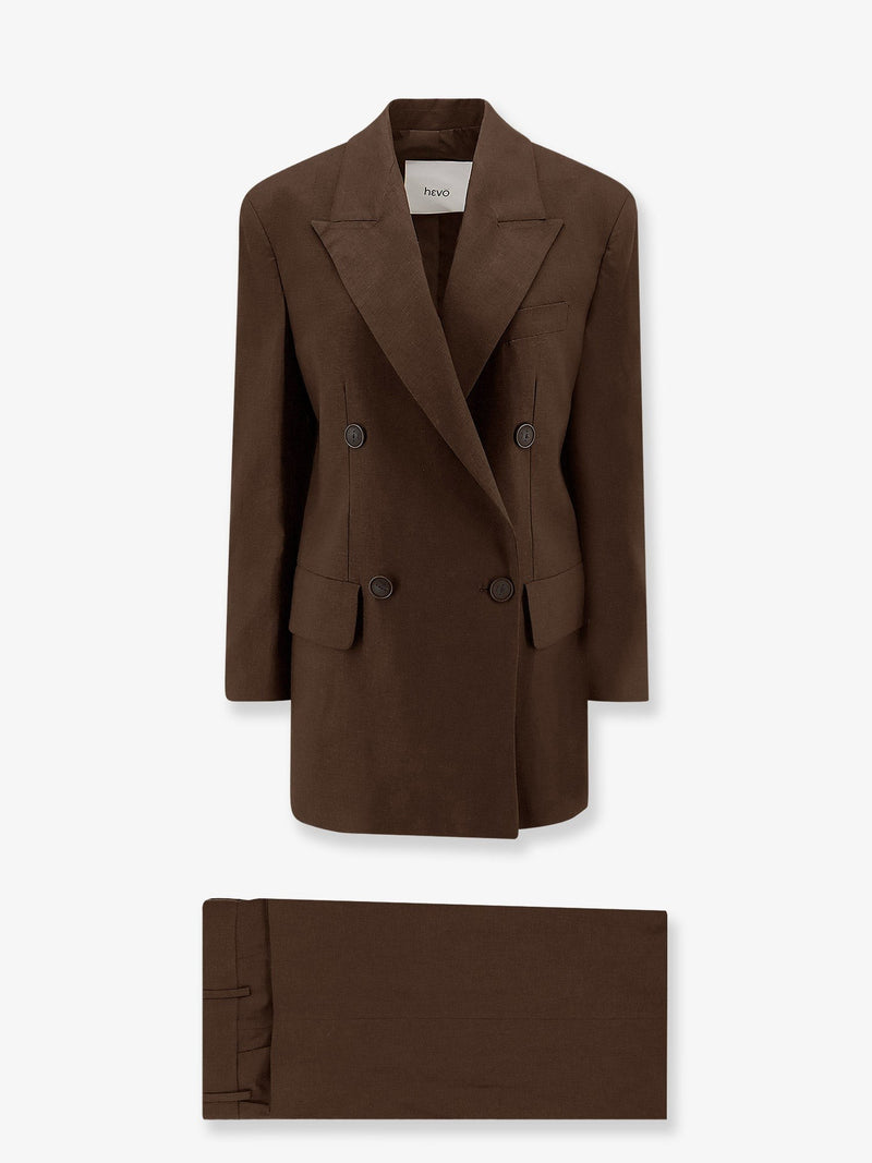 Rocchetta linen and viscose suit