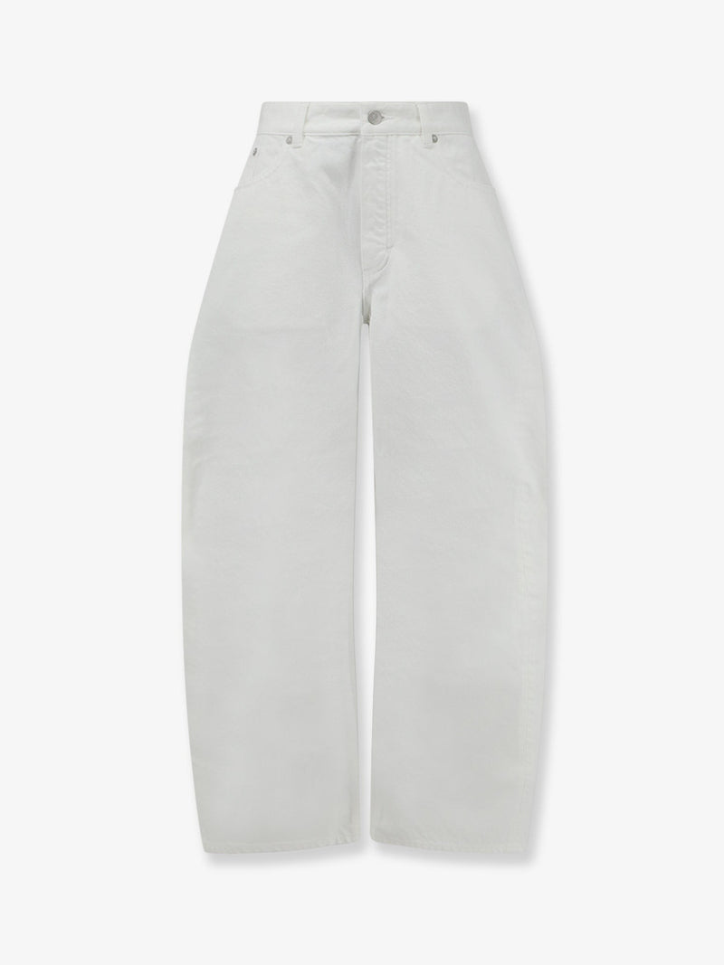 Rodeo white denim trousers