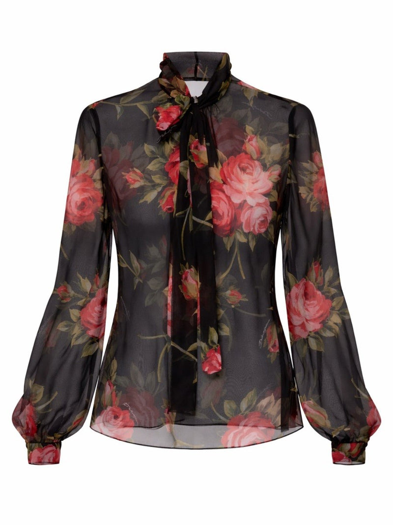 ROSE BOUQUET PRINT TOP