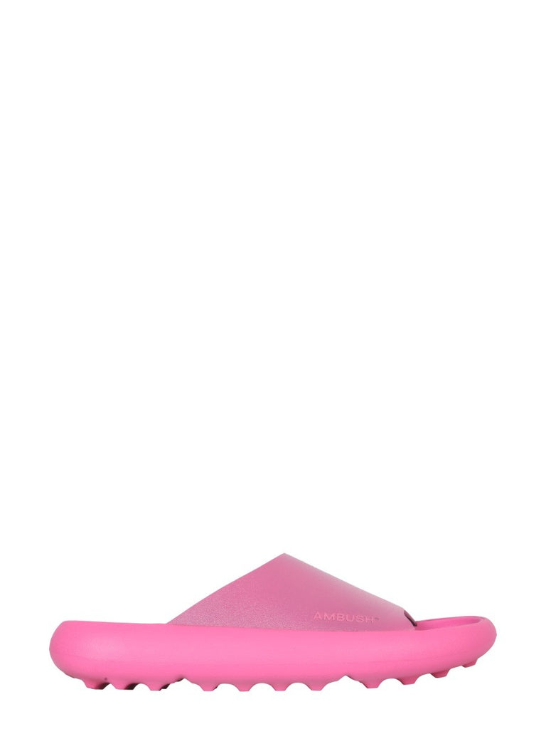 RUBBER SLIDE SANDALS
