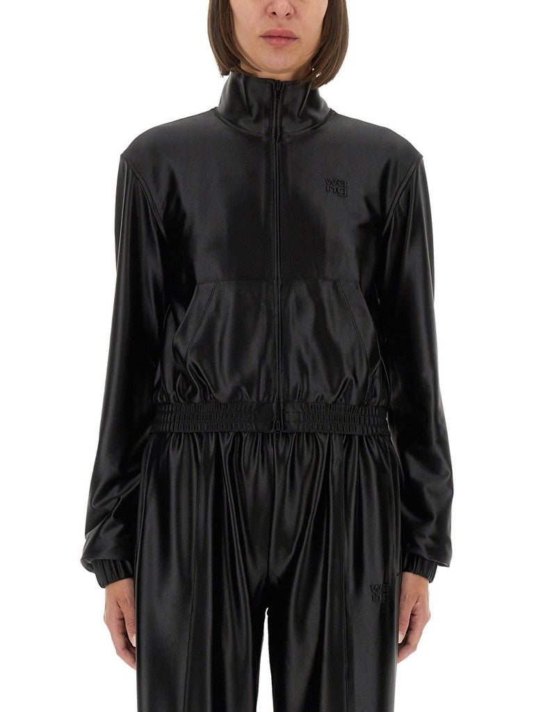 SATIN FAILLE SWEATSHIRT