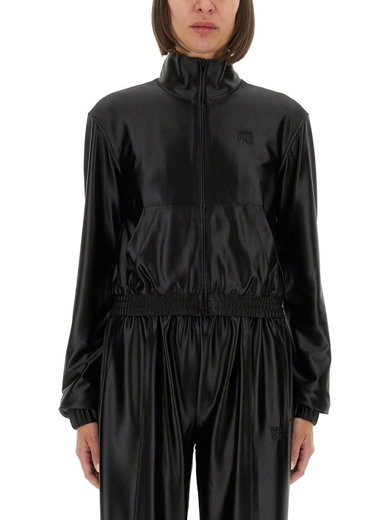 SATIN FAILLE SWEATSHIRT