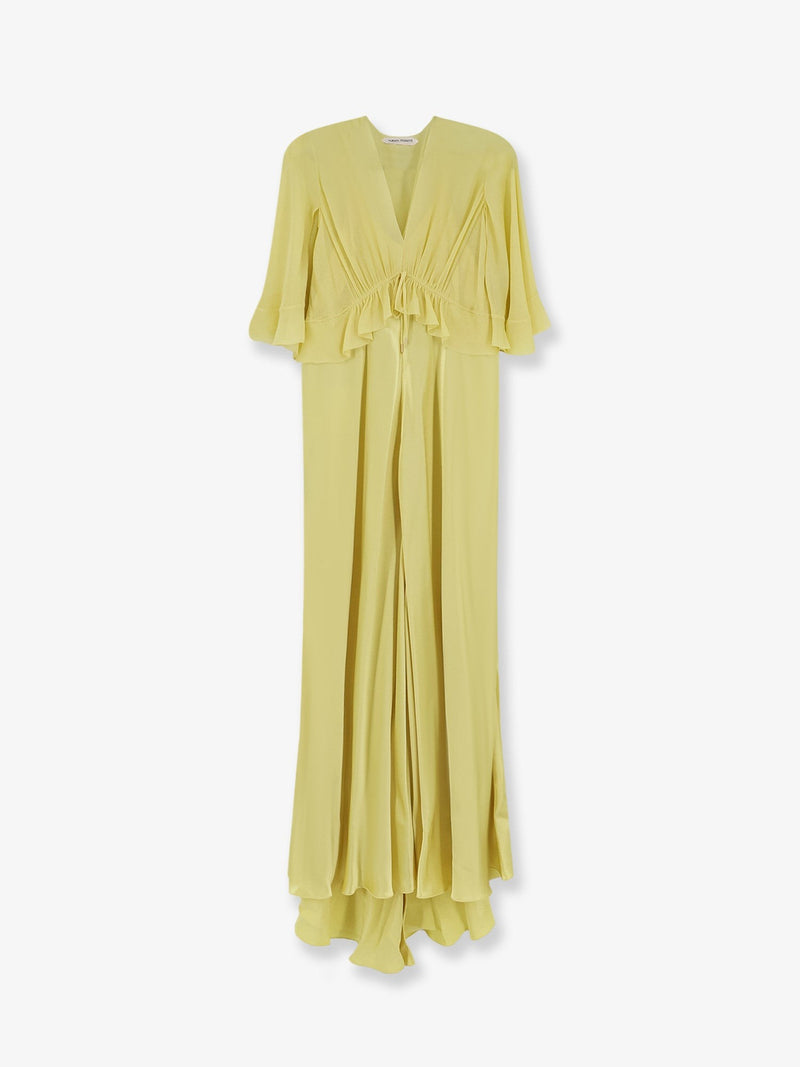 Satin long dress