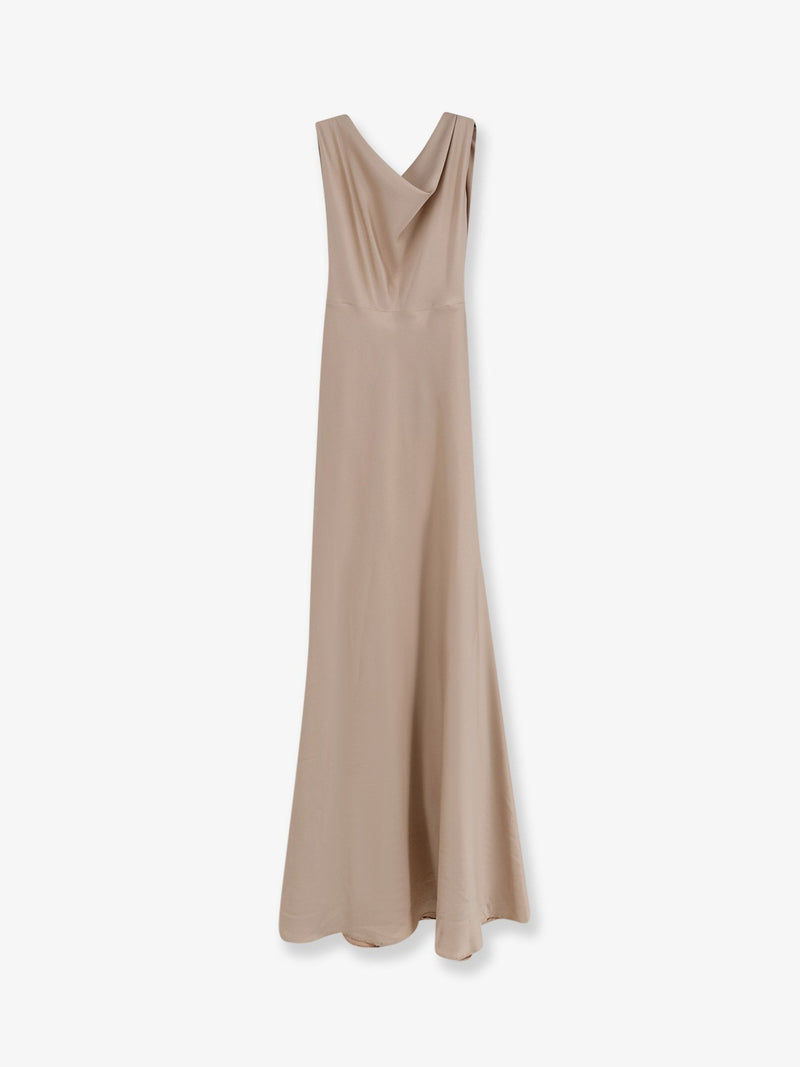 Satin long dress