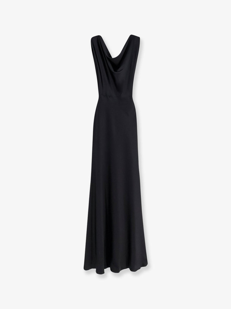 Satin long dress