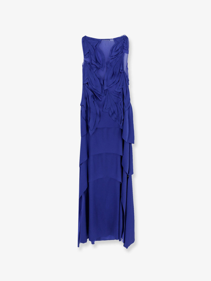 Satin long dress