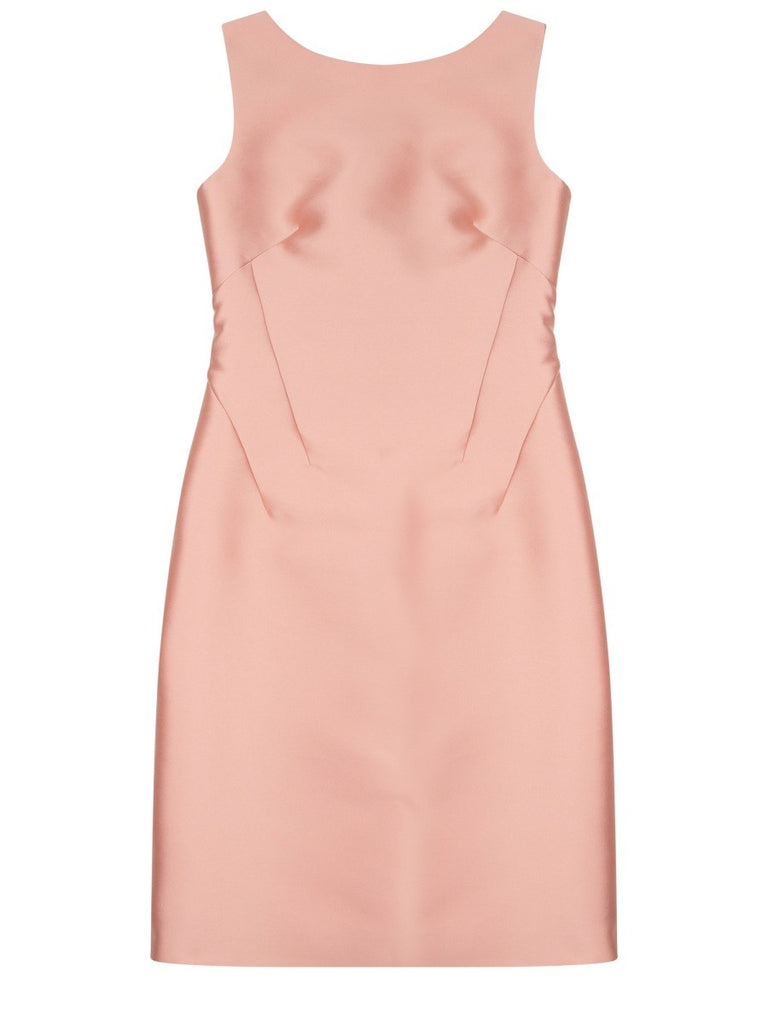 SATIN MIDI DRESS