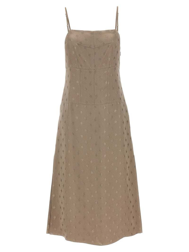 Satin midi dress