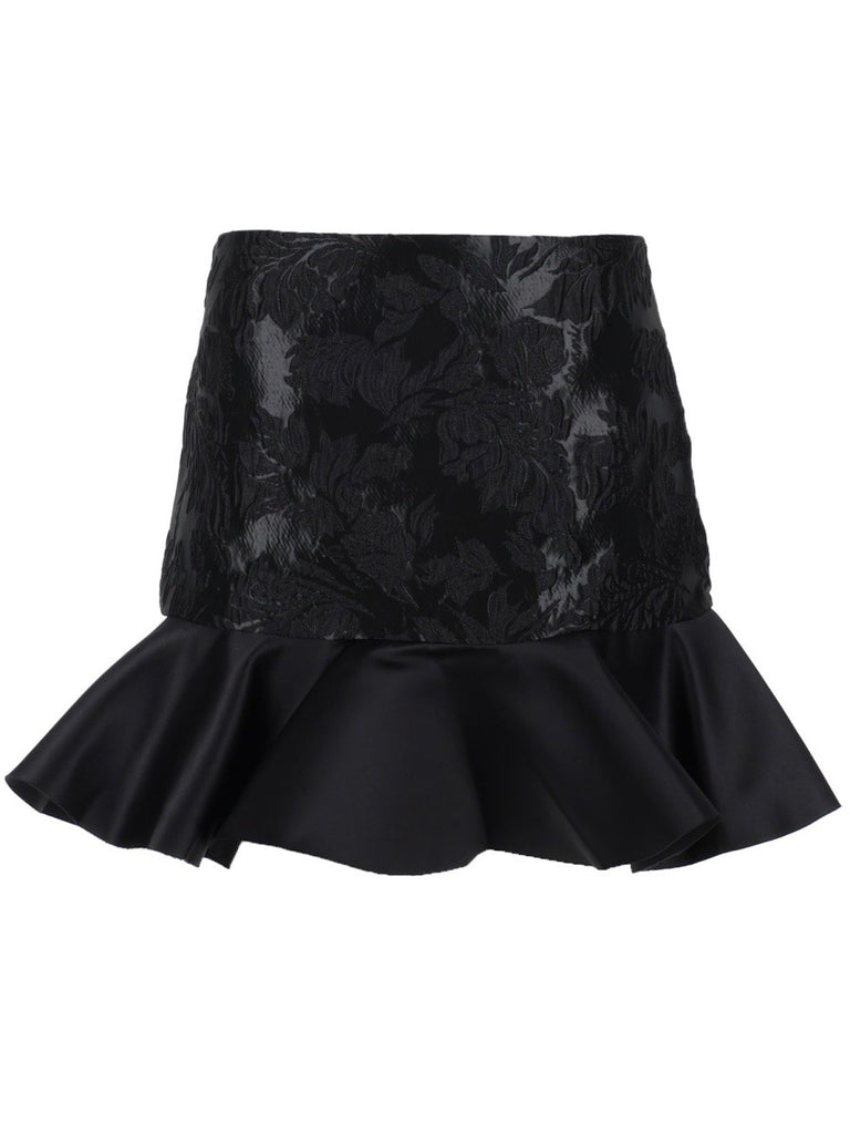 SATIN MINISKIRT