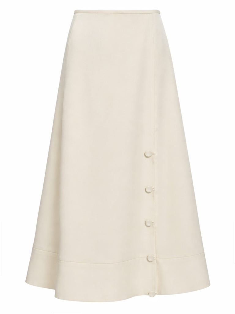 SATIN SKIRT.