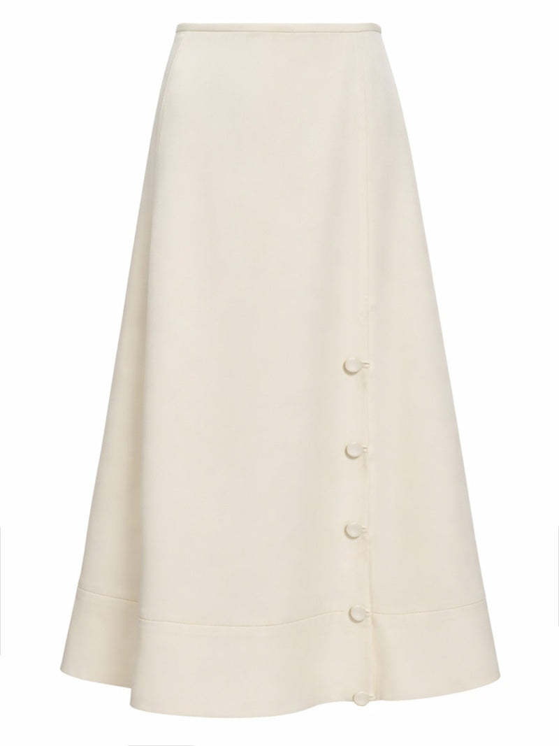 SATIN SKIRT.