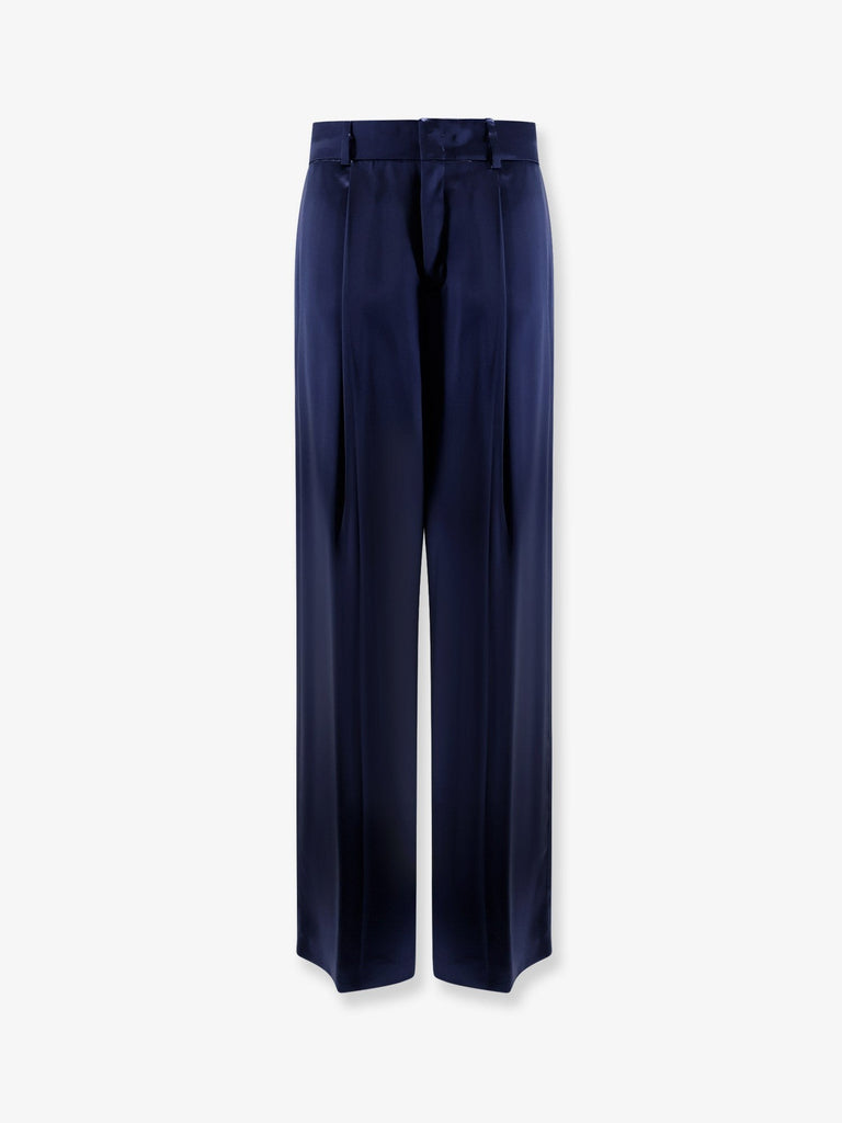 Satin trousers with pinces