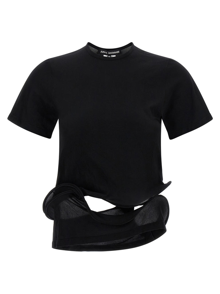 Sculptural background t-shirt