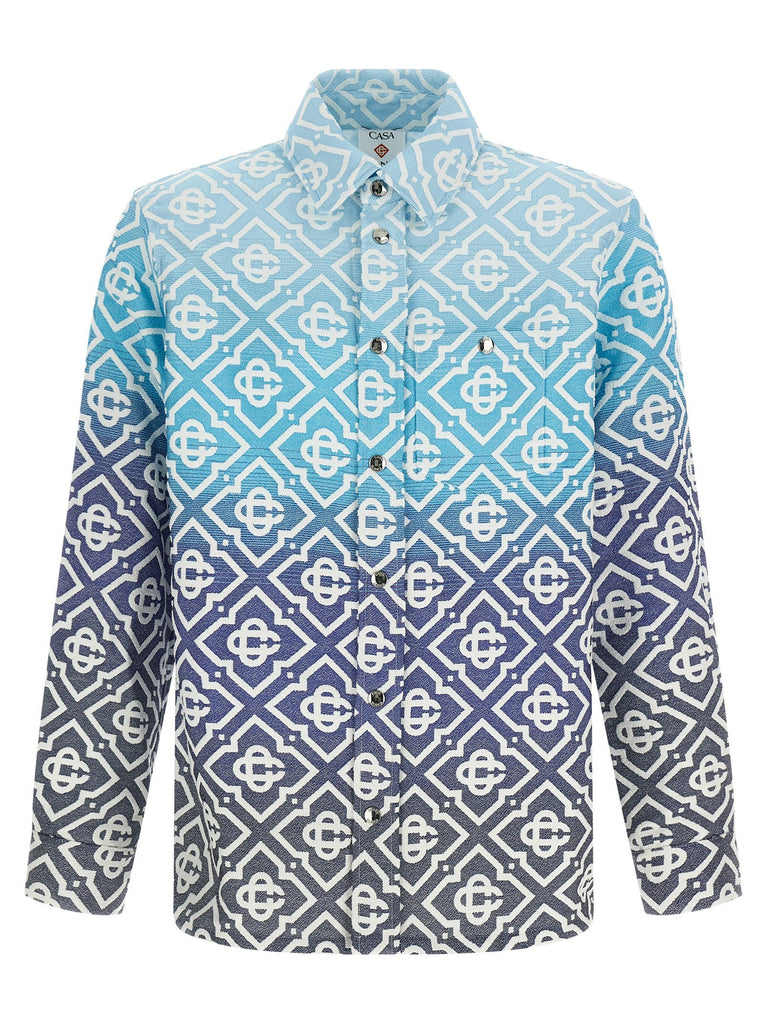 Shacket 'Monogram Gradient Jacquard'