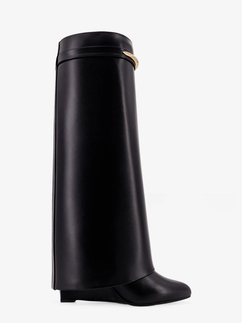 Shark leather boots
