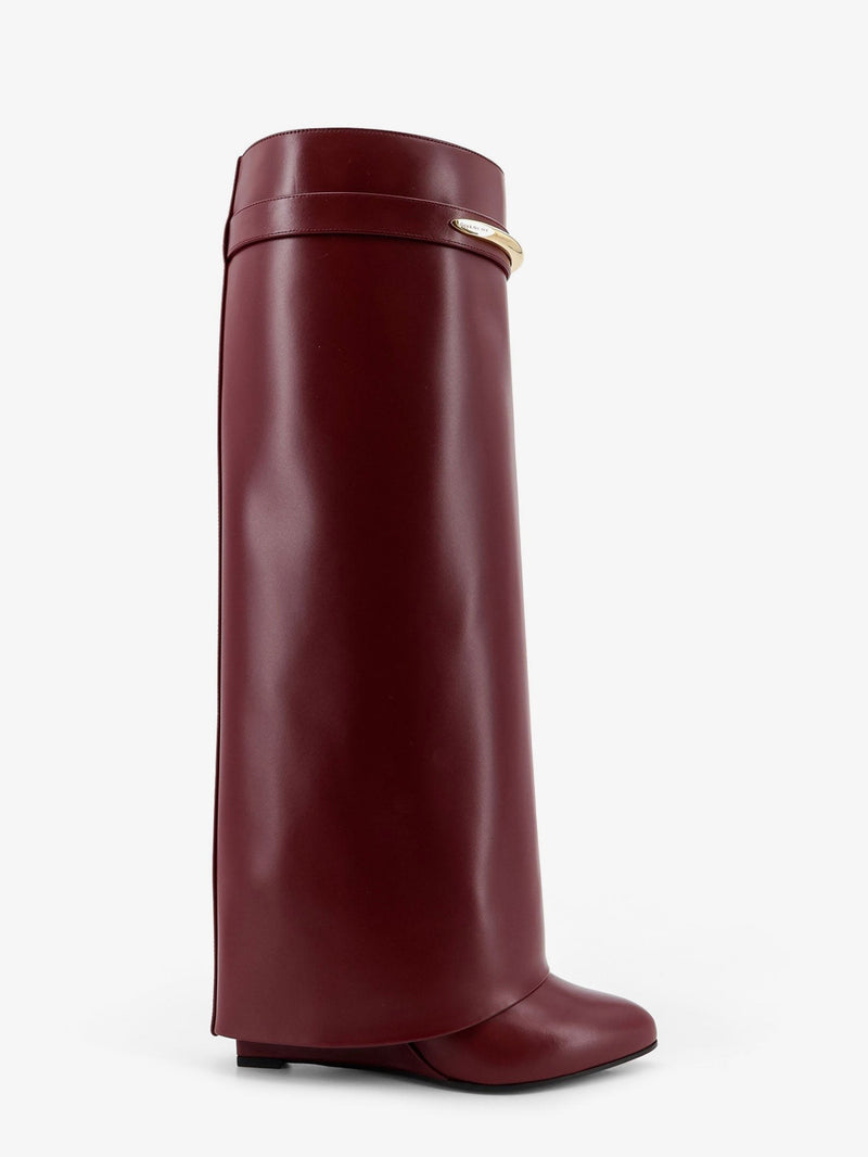 Shark leather boots
