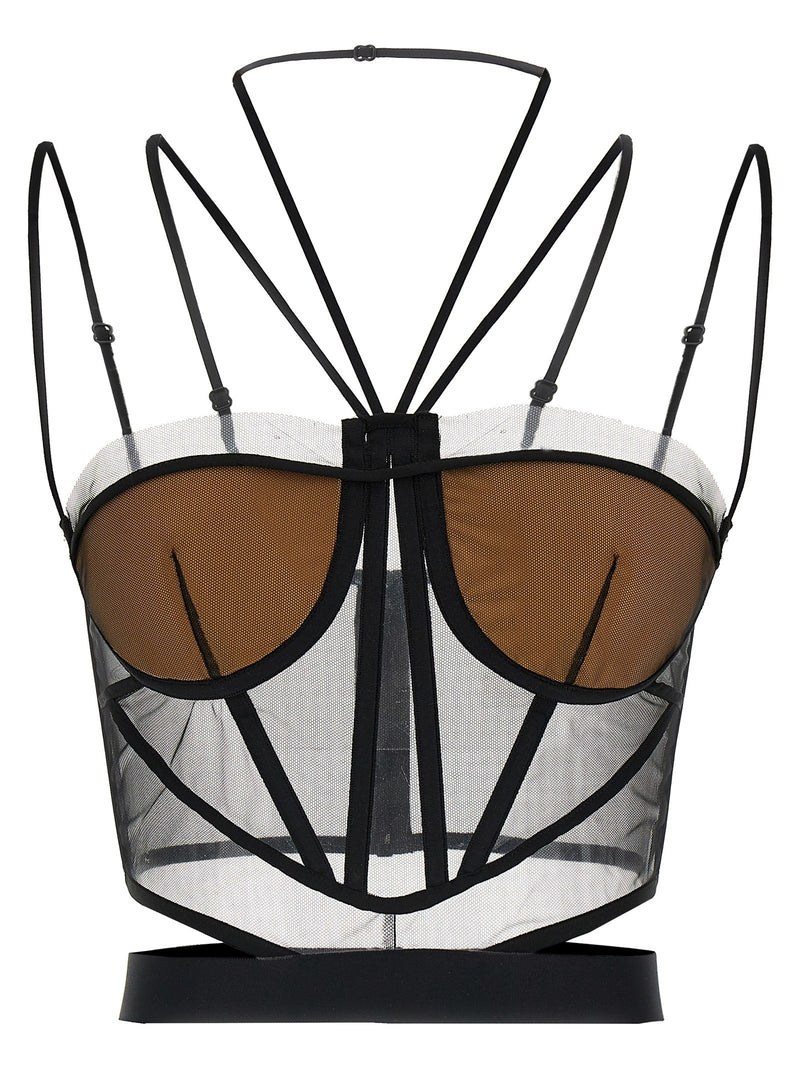 'Sheer Corset' top