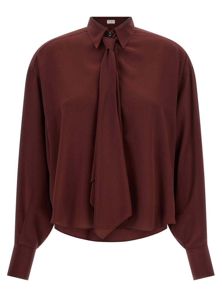 'Shiny Collar' shirt