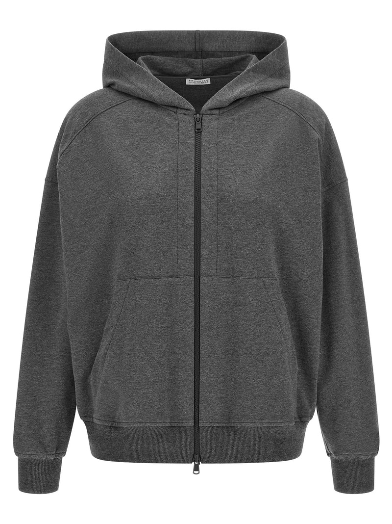 'Shiny Trims' hoodie