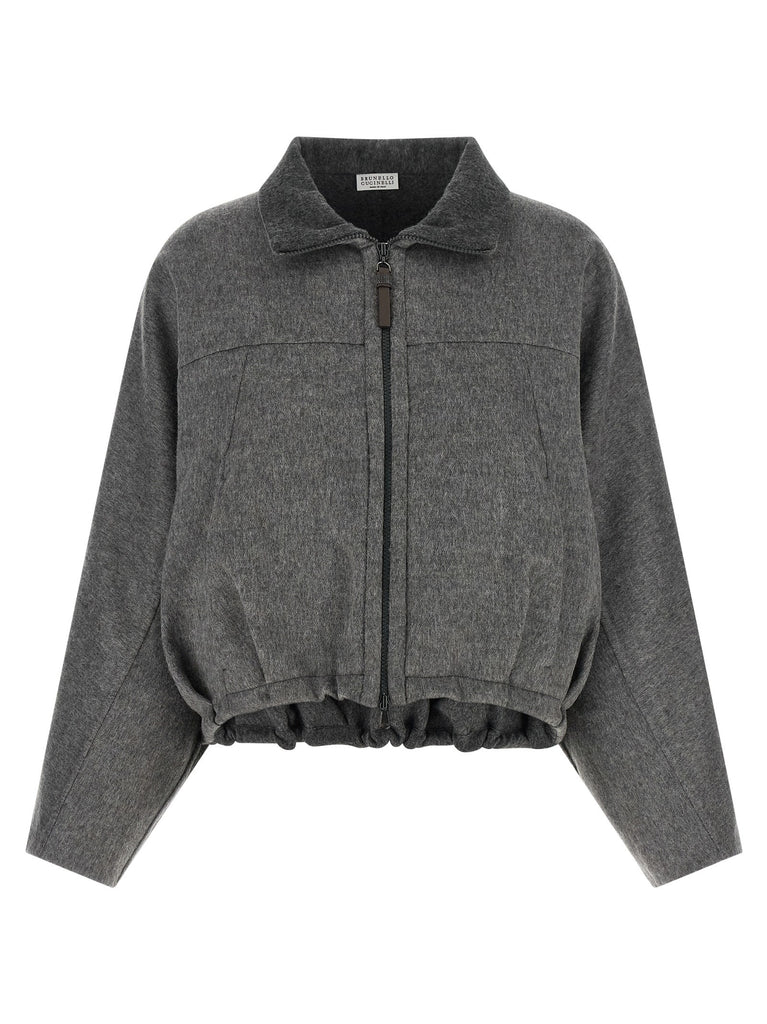 'Shiny Zipper Pull' jacket