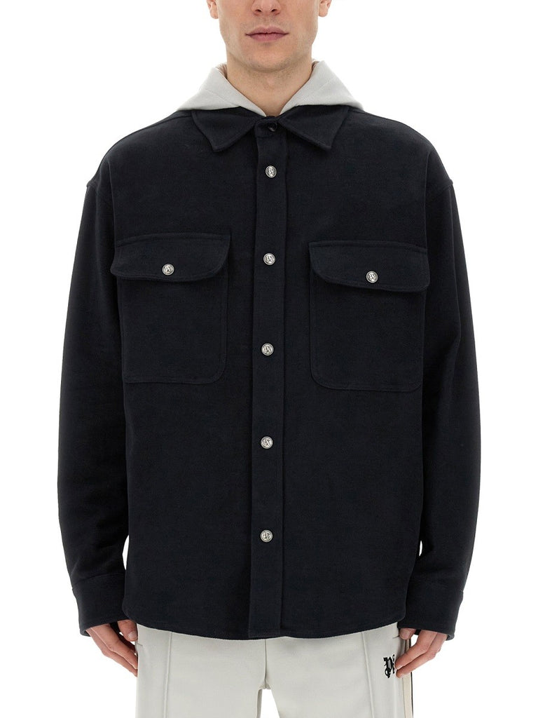 SHIRT-JACKET WITH MONOGRAM
