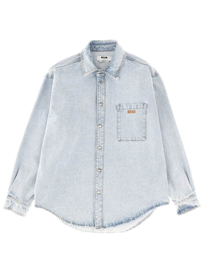 SHIRT WITH EMBROIDERED LOGO