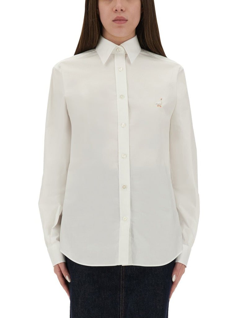 SHIRT WITH "GOOSE" EMBROIDERY