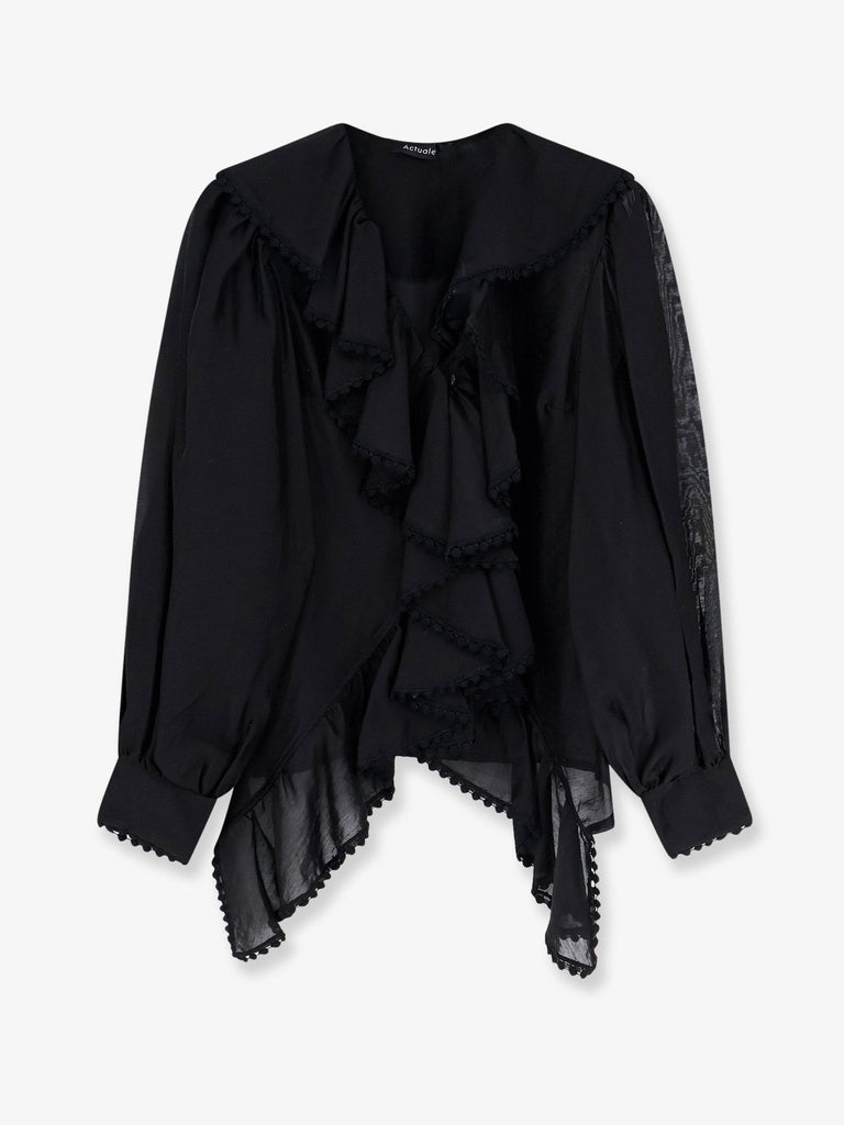 Shirt with rouches