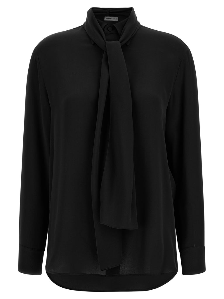 Shirt with scarf